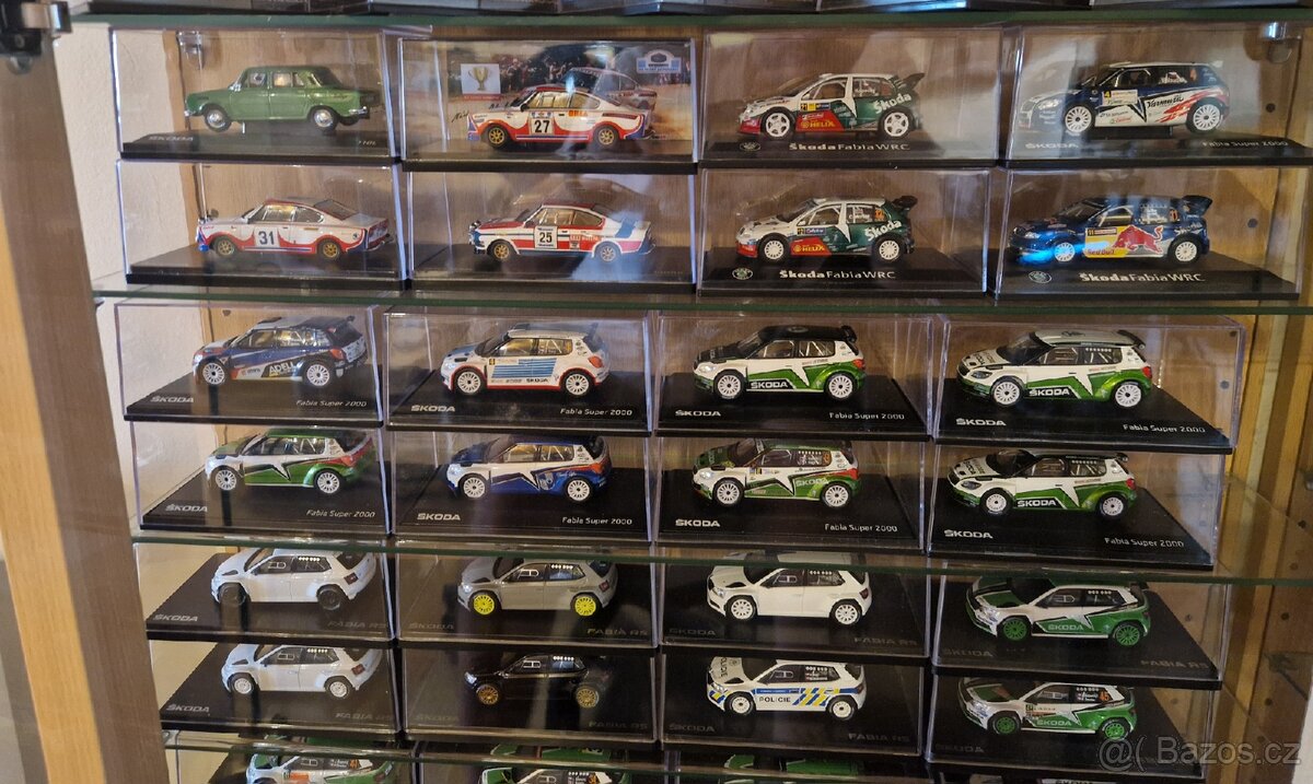 Modely Abrex 1:43 velká sbírka, SEZNAM průběžně aktualizován - 2