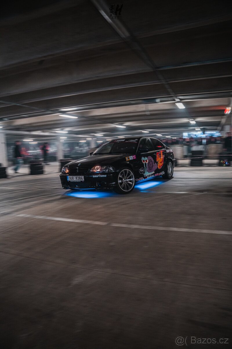 BMW E46 328i turbo drift - 2