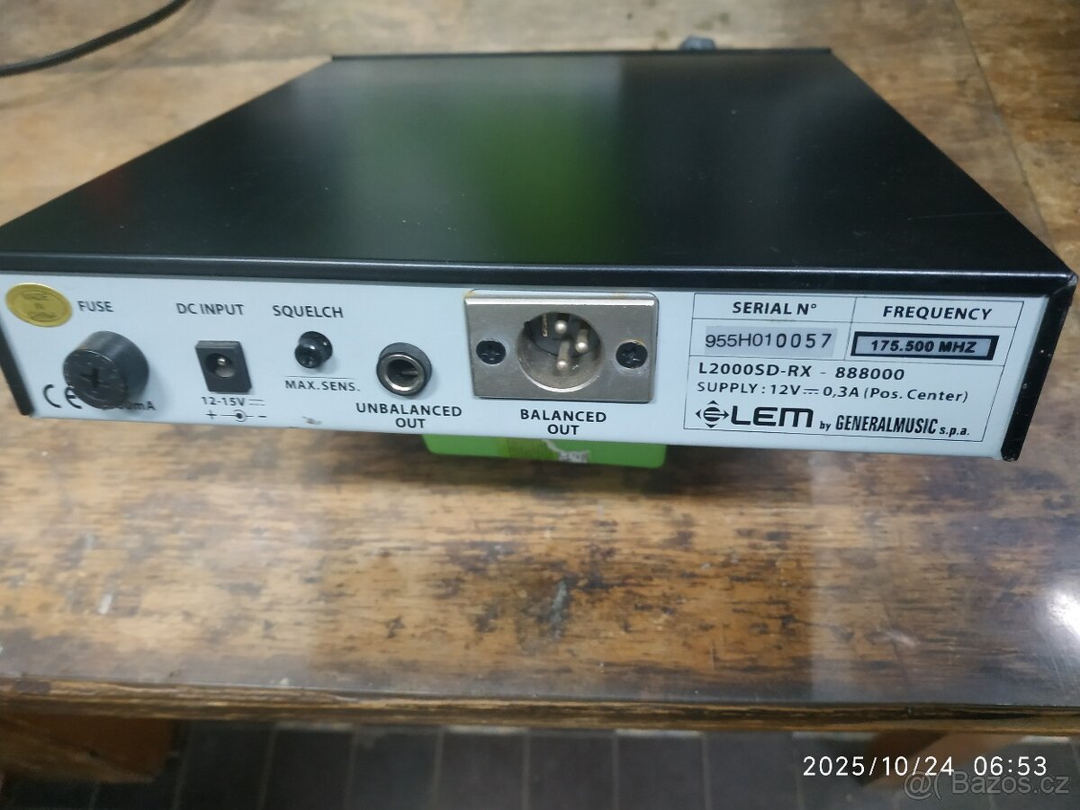 Vysílačka Mikrofonu Lem L 2000 - 2