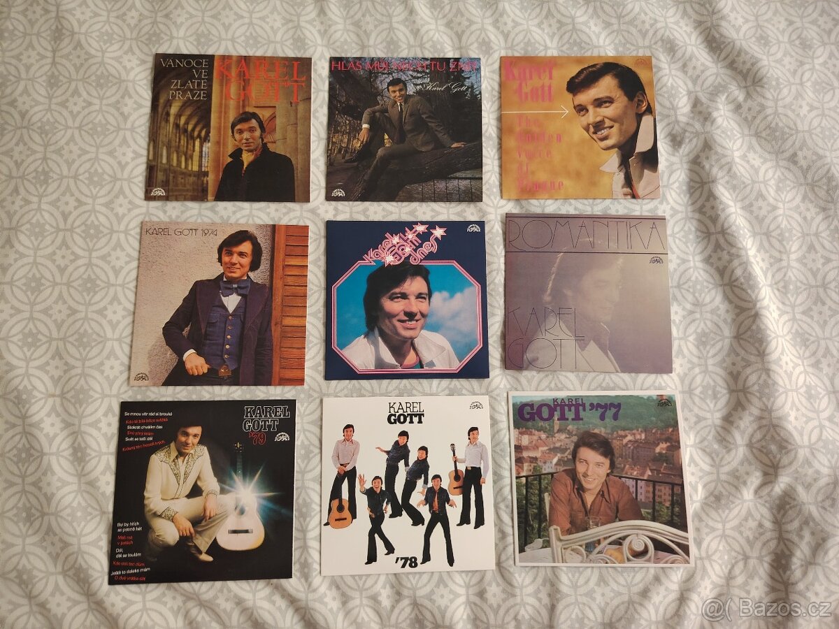 Karel Gott CD alba ve vinyl obalech - 2