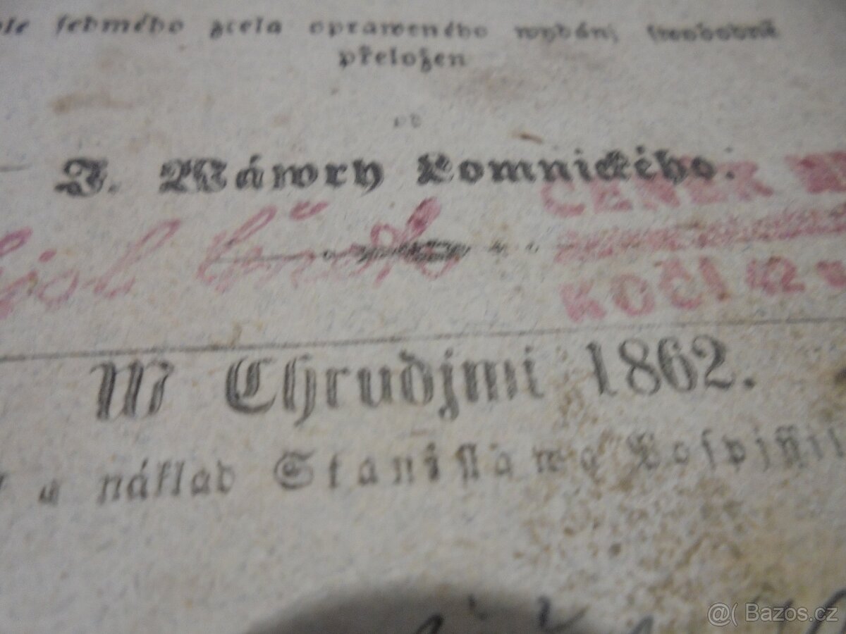 Stará kniha z Chrudimi - 2