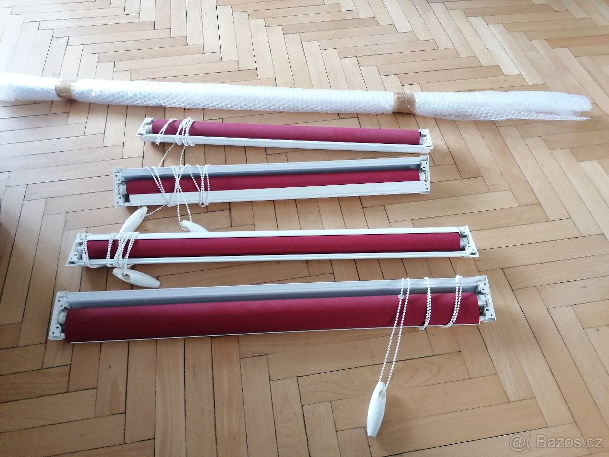 Látkové rolety Climax červené - 2