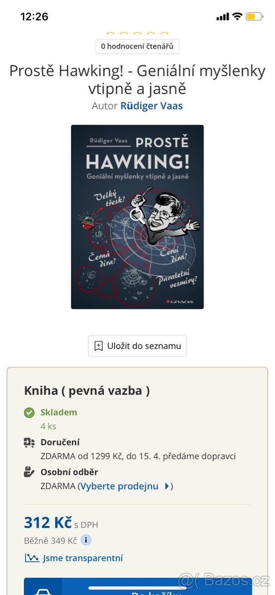 Kniha Prostě Hawking - 2