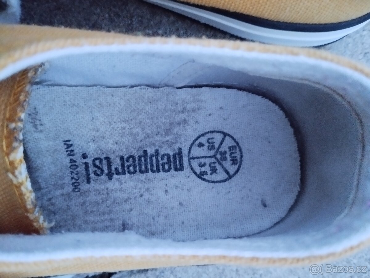 Dětské žluté tenisky Pepperts - 2