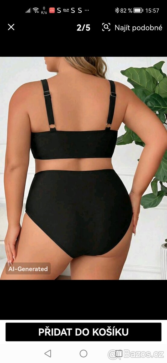 Dámské dvojdílné plavky 8xl - 2
