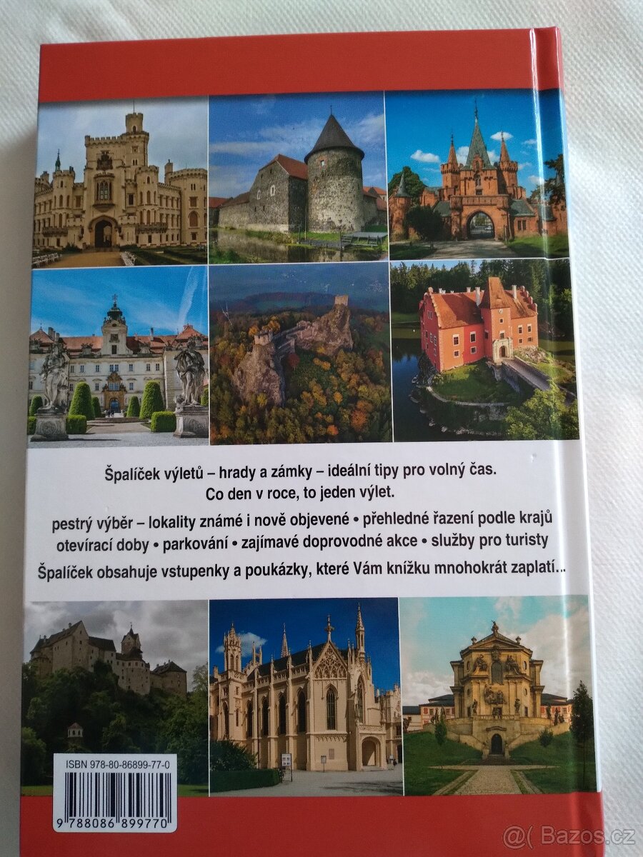 Kniha Špalíček výletů hrady a zámky , NOVÁ-4 x foto - 2