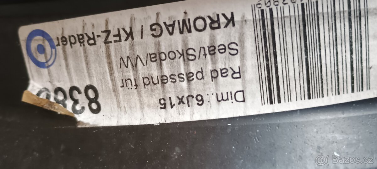 plechové disky 15 + poklice - 2