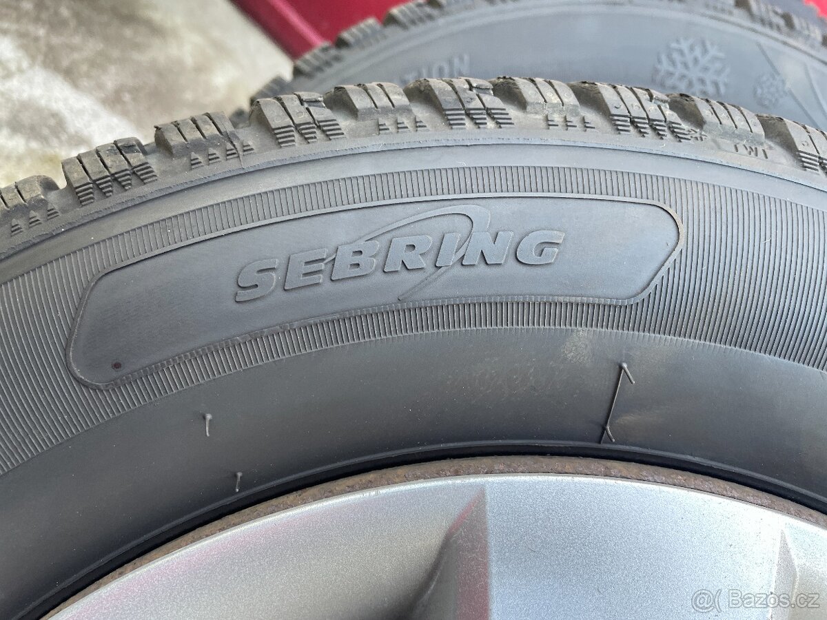 Zimní sada kol - 195/65 R15 Sebring - 5x112 - Škoda - 2
