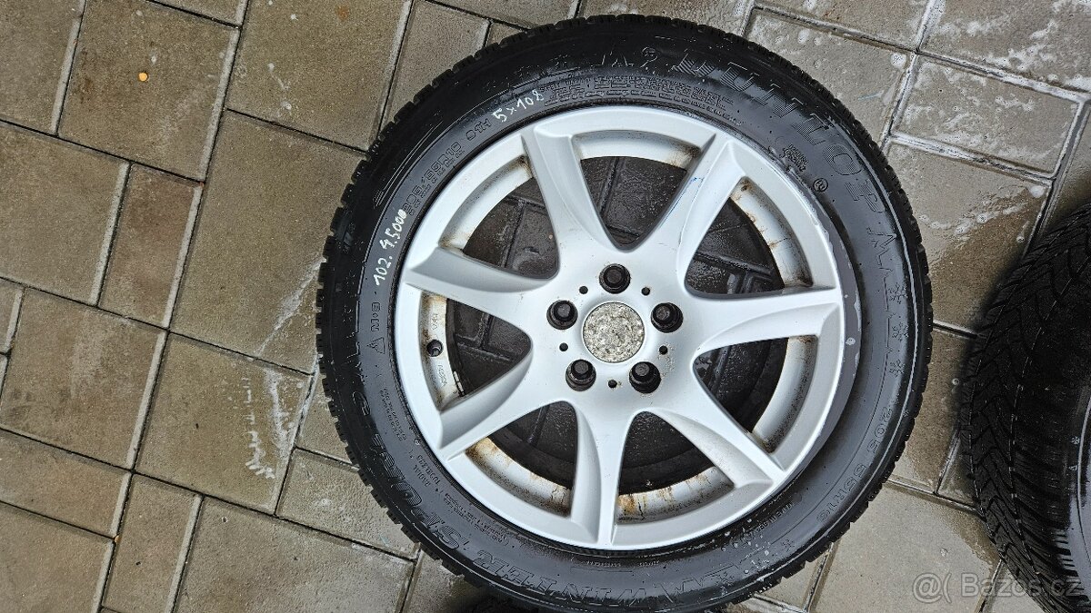 102. sada zimní kola 205/55 r16 5x108 Ford - 2