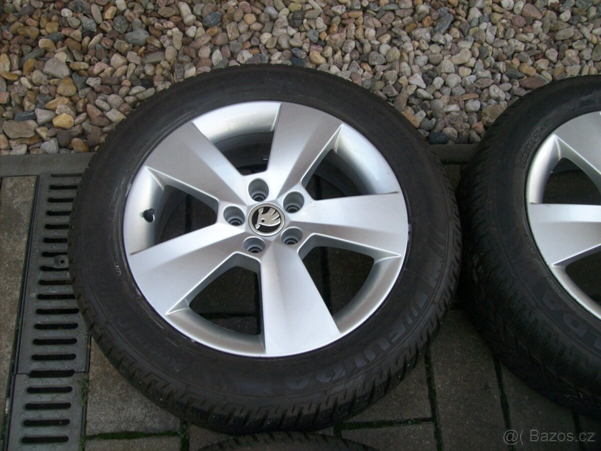 zimní alu kola original Scala 205.55.16 TOP stav - 2