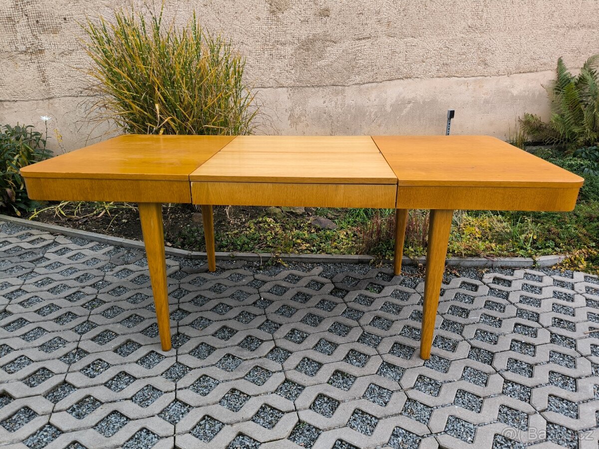 Art Deco jídelní rozkládací stůl Jindřich Halabala - 2