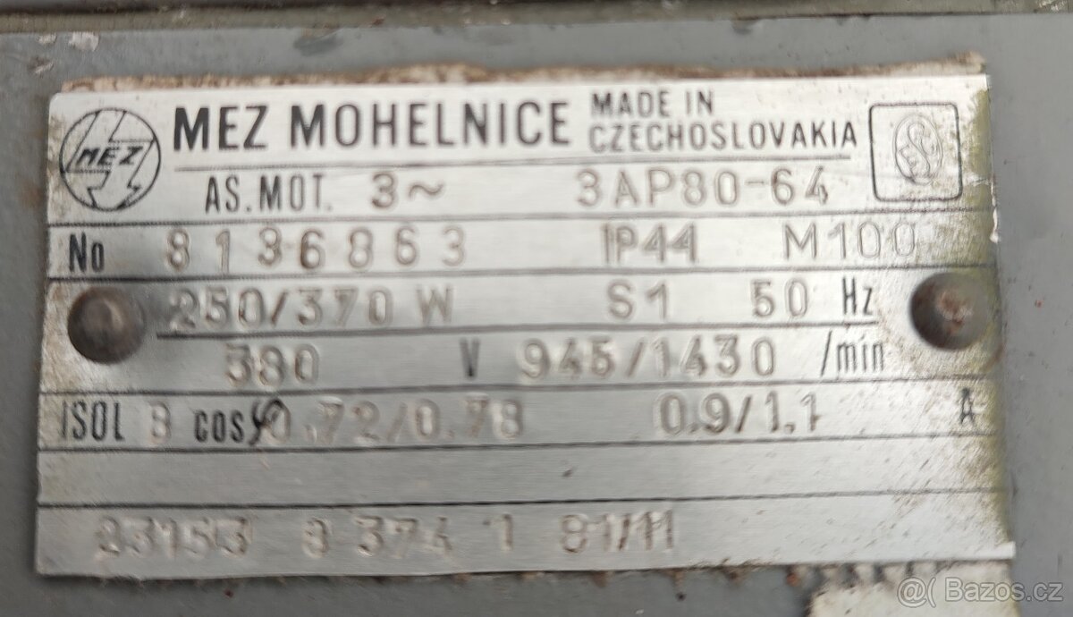 Elektromotor 370/250W - 2