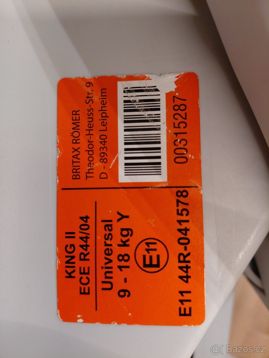 Dětská autosedačka Britax Römer - 2