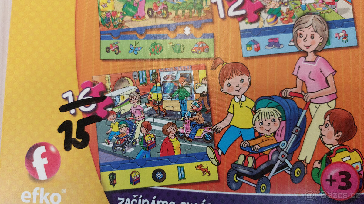 Puzzle soubor 3+3 - 2