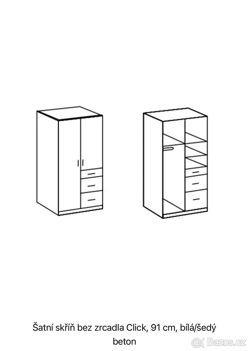 Prodám šatní skříň - 2