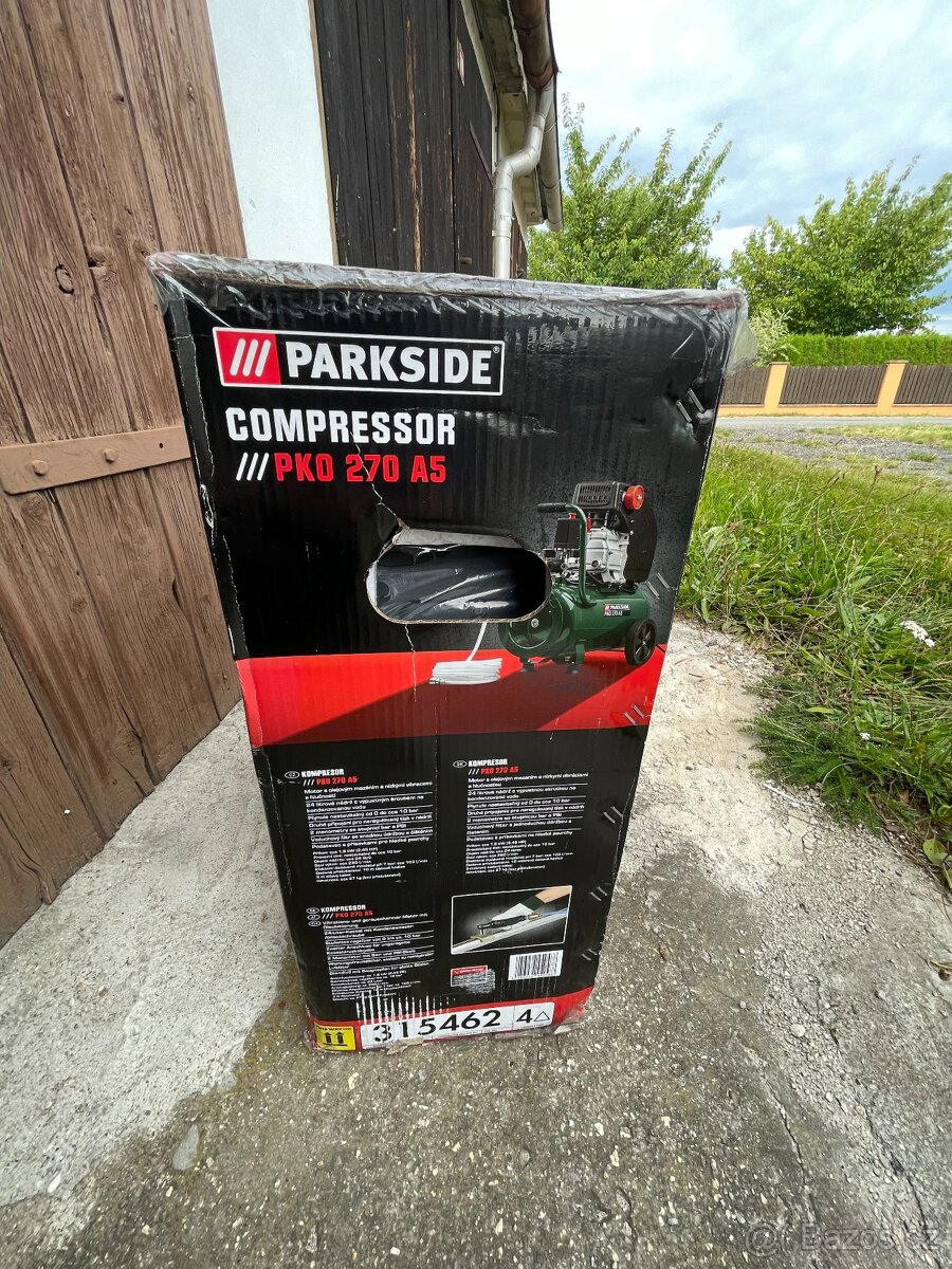 Kompresor Parkside PKO 270 - NOVÝ - 2