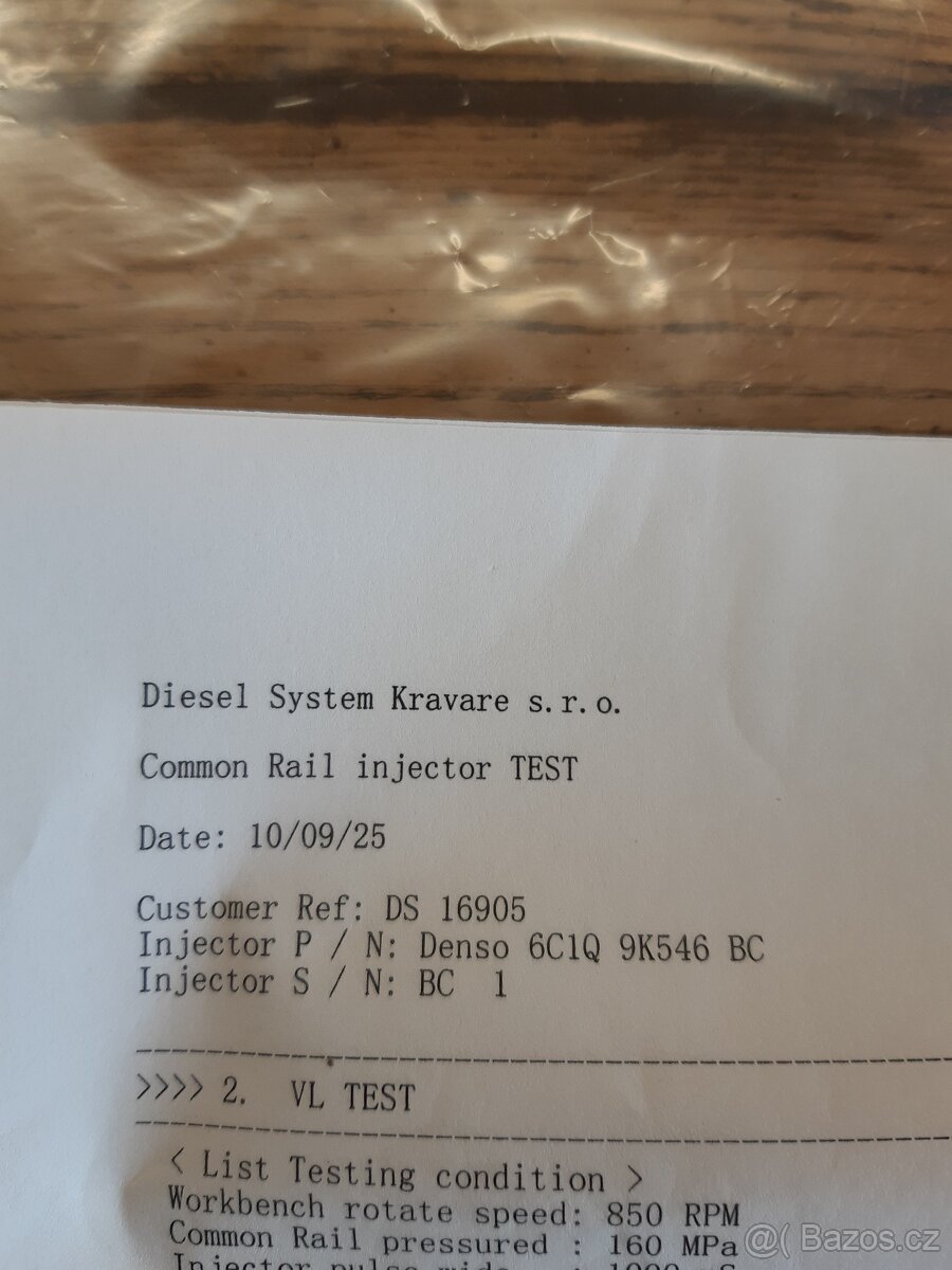 Ford vstřikovače, vstřiky - 2