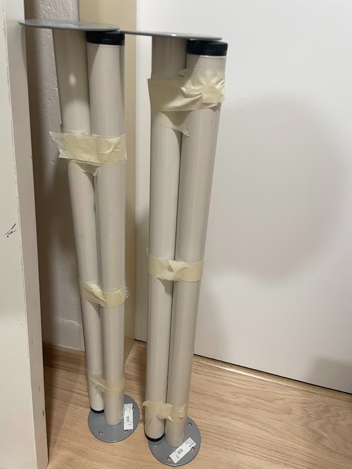 Pracovní stůl bilý 150x75cm - 2