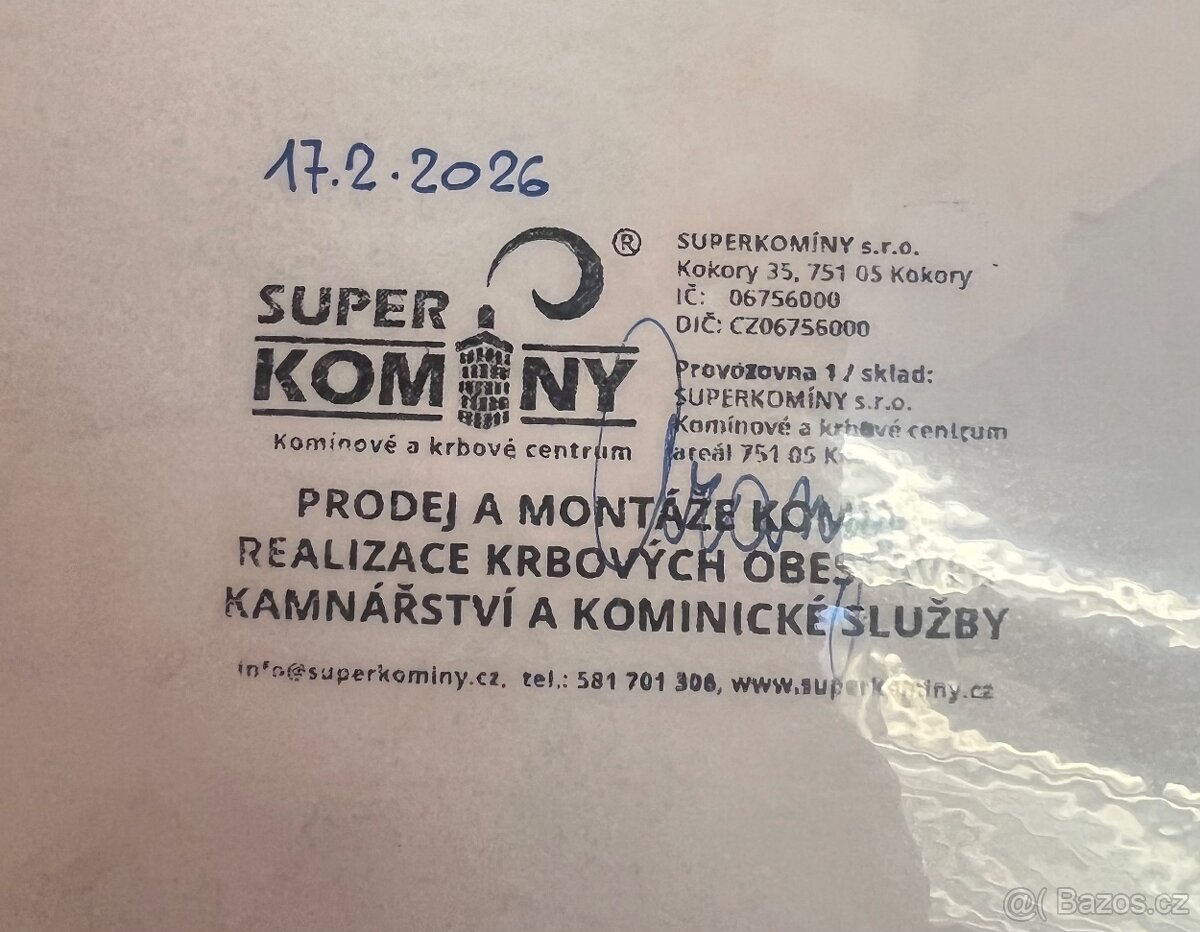 Voucher na stavbu komínu - 2