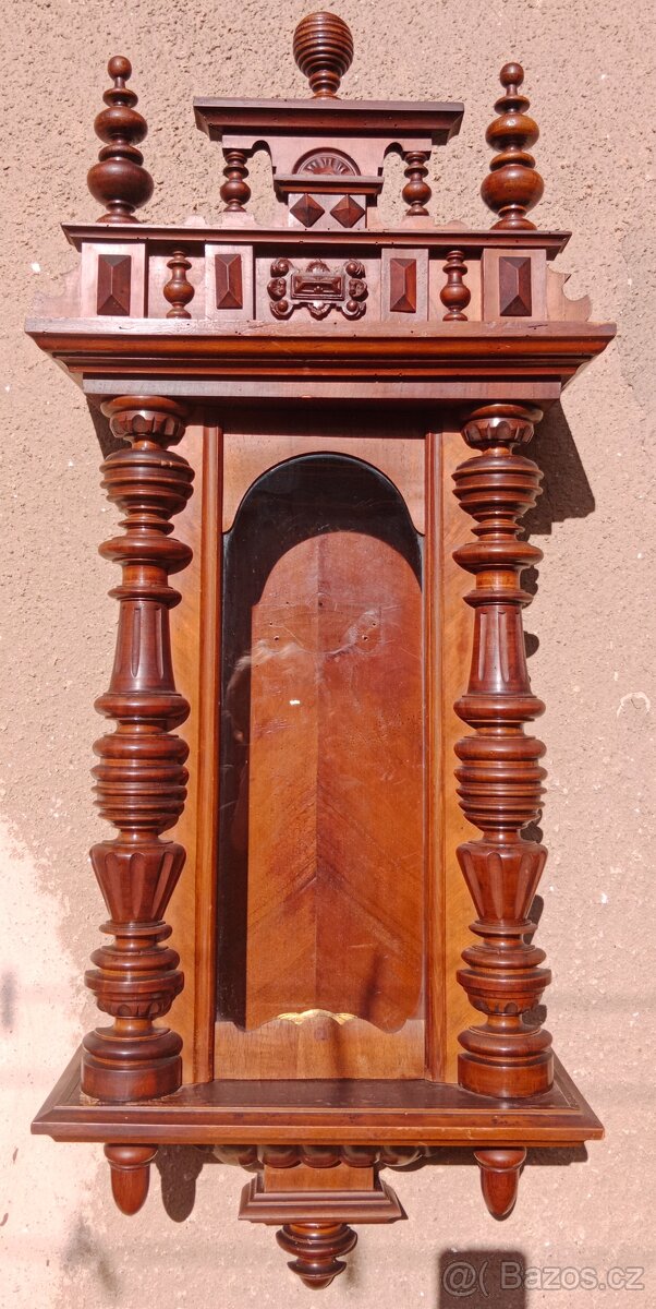 Starožitná bedna k hodinám Gustav Becker - 2