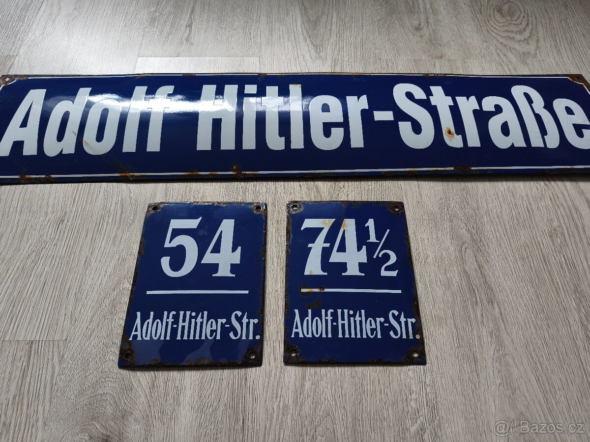 cedule Adolf Hitler strasse - 2