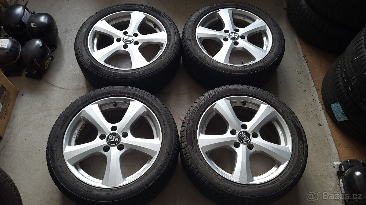 90% zimní ALU kola 17" 5x114,3 Toyota Avensis T25 - 2