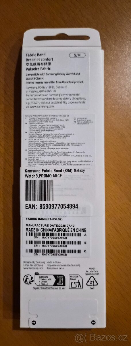 Originál Samsung látkový řemínek Galaxy Watch8 - 2