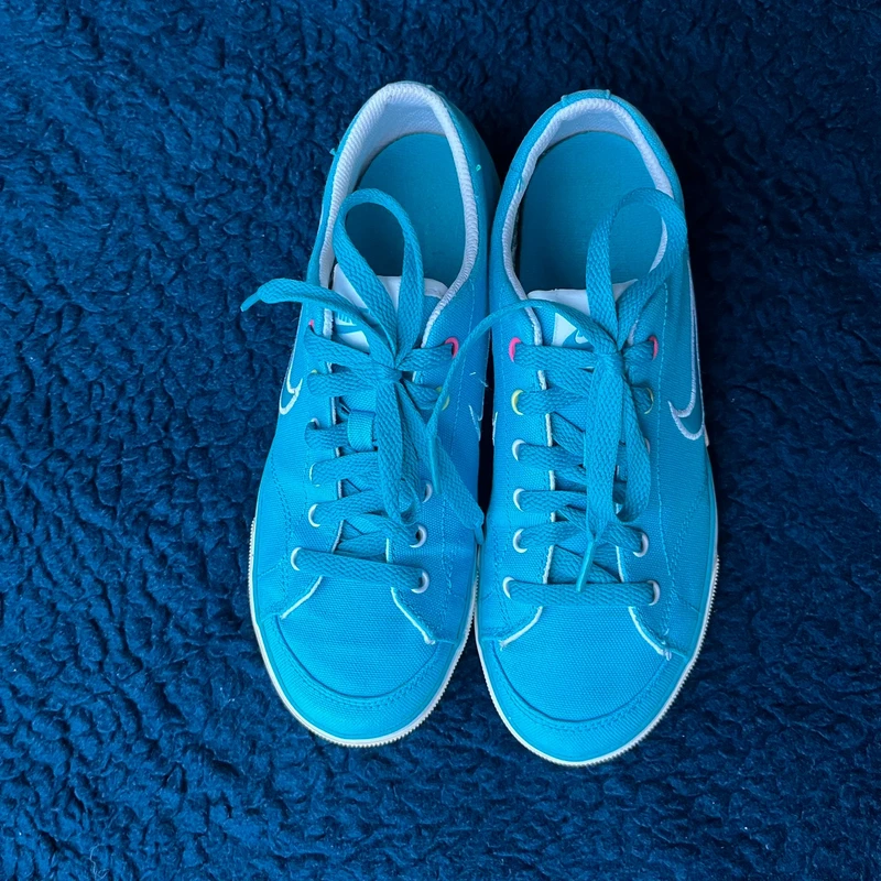 Plátěné tyrkysové tenisky Nike vel. 38,5 - 2