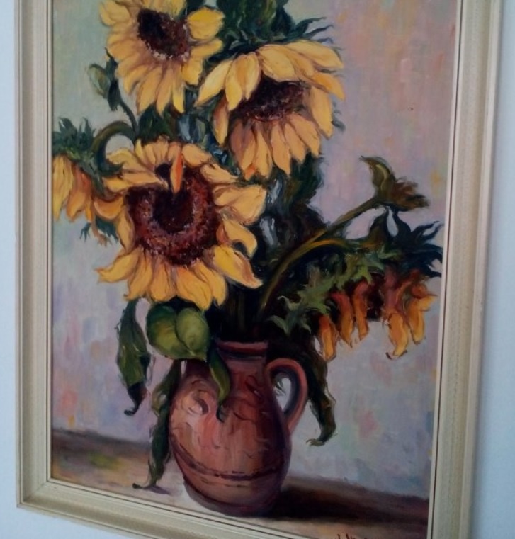 Obrázek - slunečnice, zátiší - 2