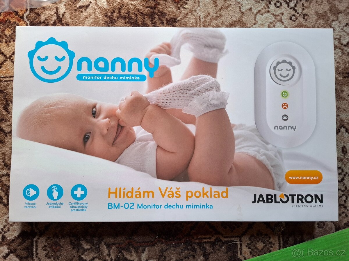 Monitor dechu Nanny BM-02, zn. JABLOTRON - 2