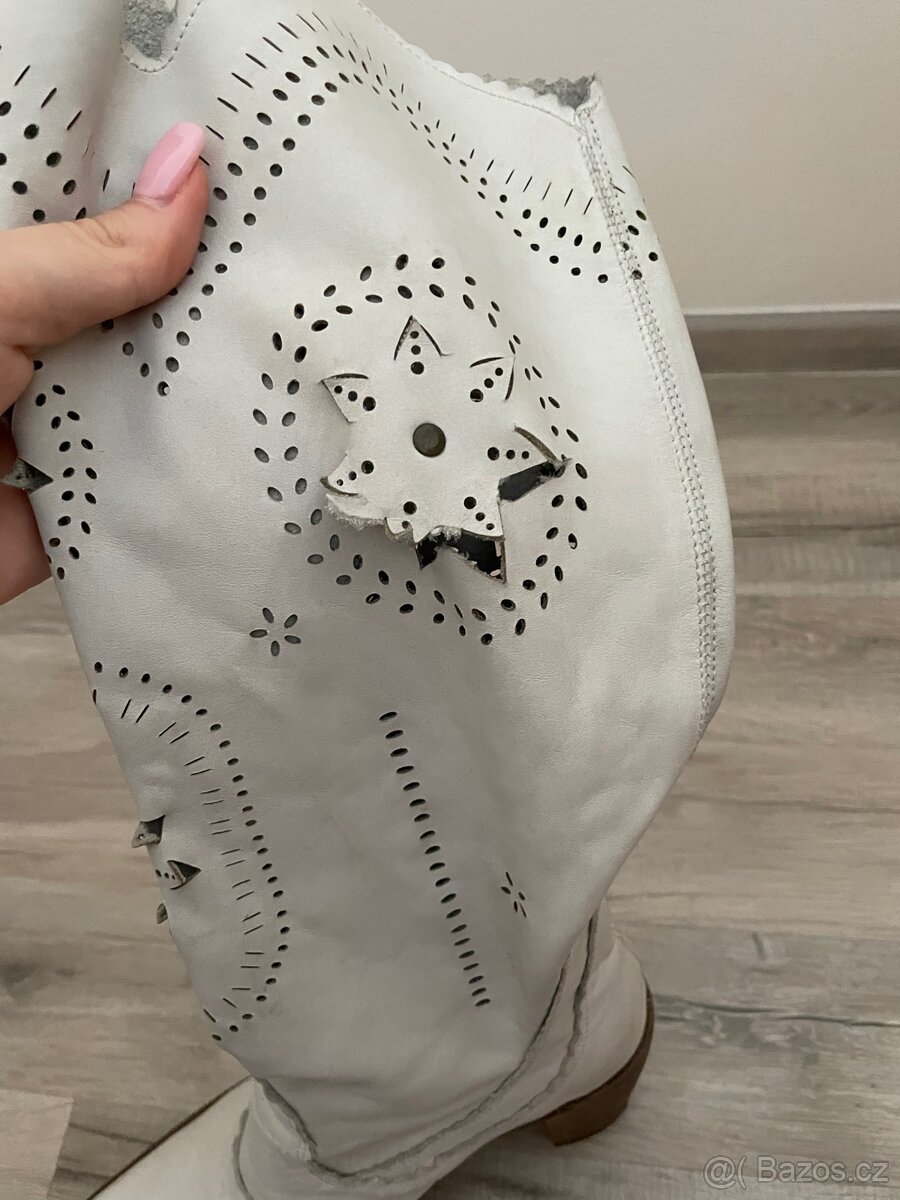 Kožené kozačky koně - 2