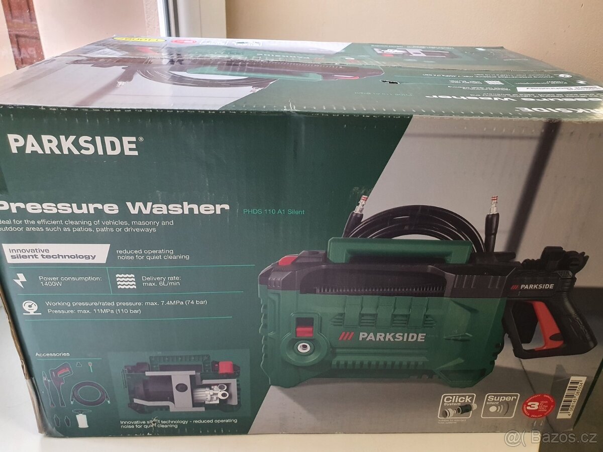 VAPKA Parkside, vysokotlaký čistič, NOVÉ - 2