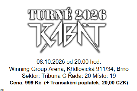 Kabát 2026 - Brno - 2