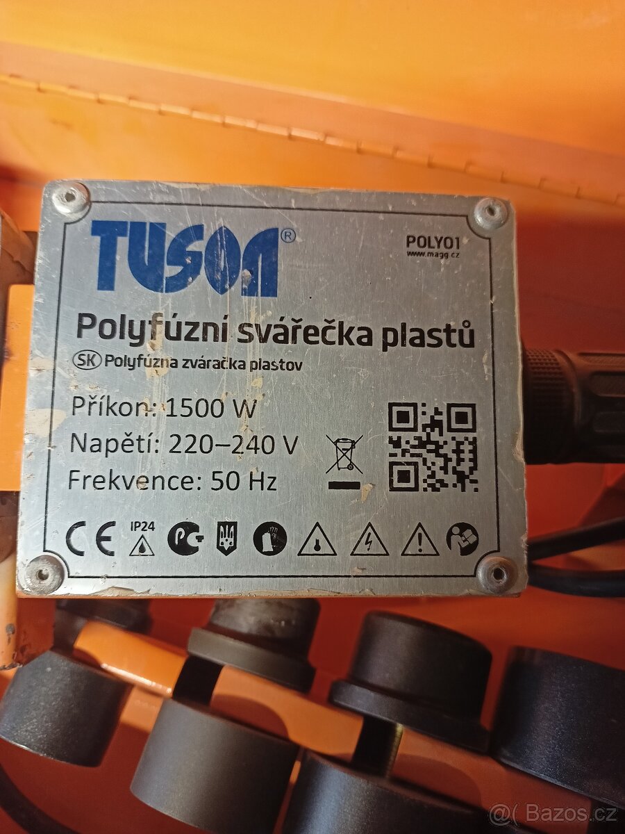 Polyfúzní svářečka plast trubek - 2