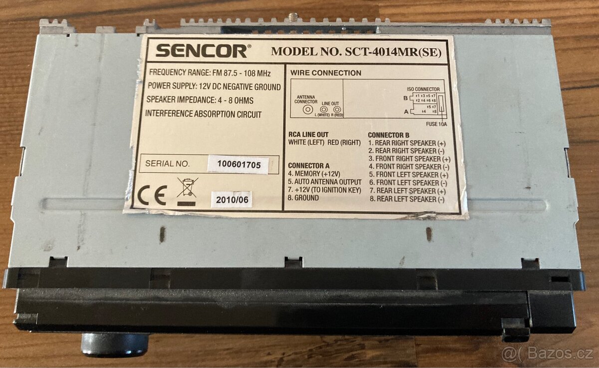 Autorádio Sencor - 2