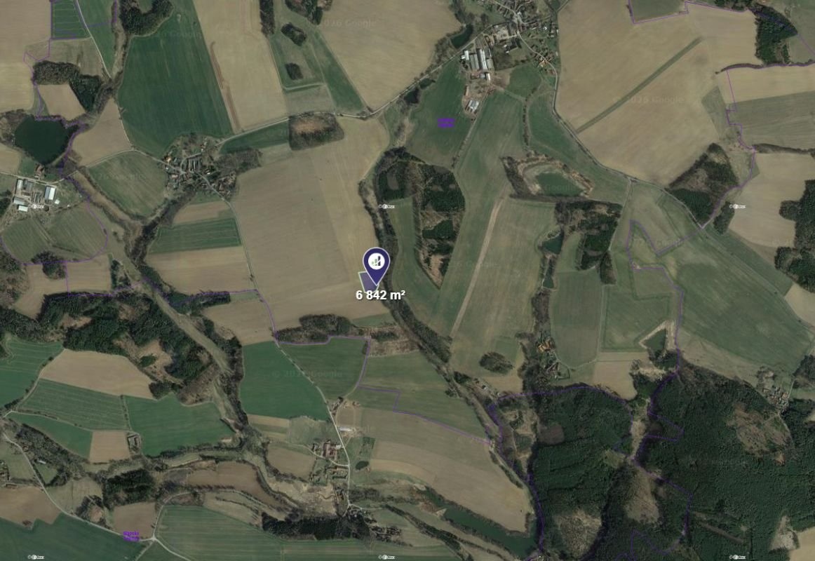 Prodej podílu 1/3 pole 2 281 m², Šebířov - 2
