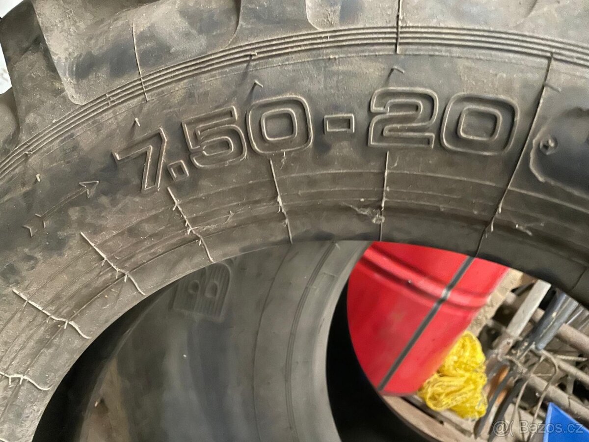 Pneu 7,50/20 (šíp) - 2