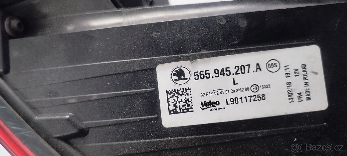 Škoda Kodiaq zadní světlo - 2