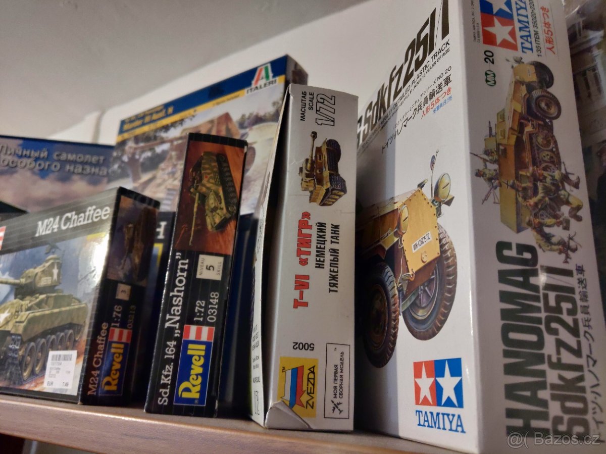 Plastové modely Revell, Zvezda, Italeri, Tamiya + dioramy - 2