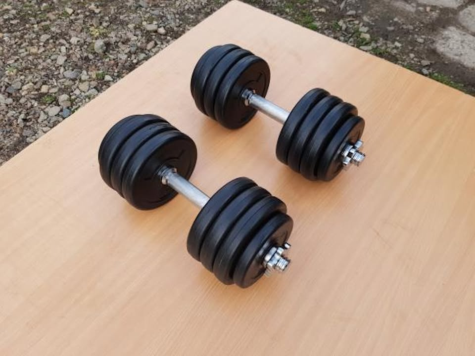 Nakládací činky 2x11kg - NOVÉ - 2