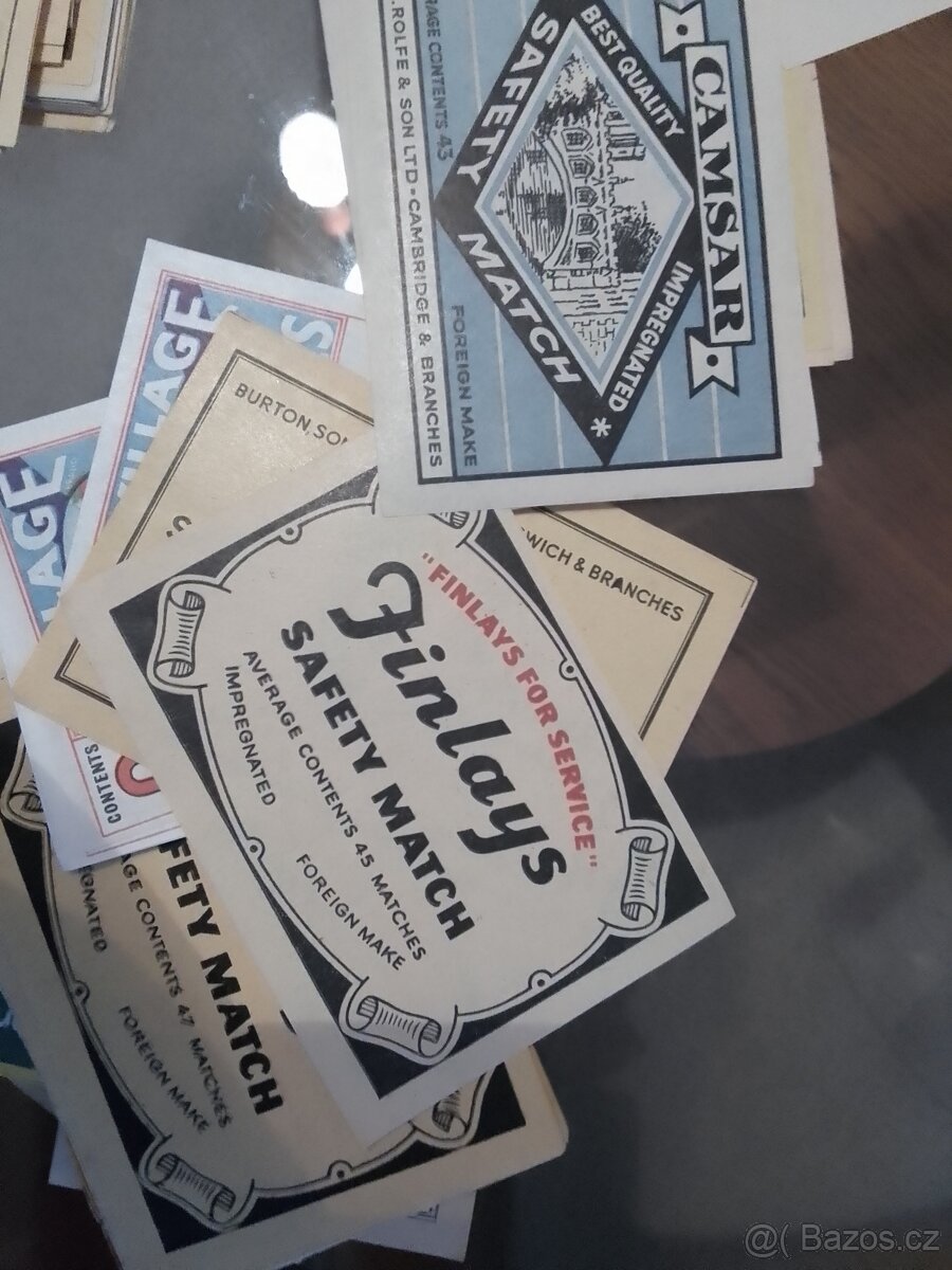 Zápalkové nálepky odprodám - 2