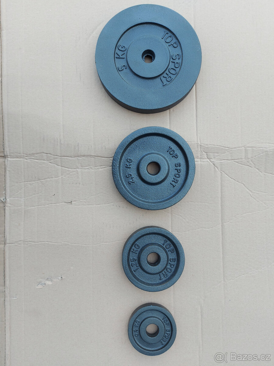 Ocelové kotouče pro jednoručky TOPSPORT - 2