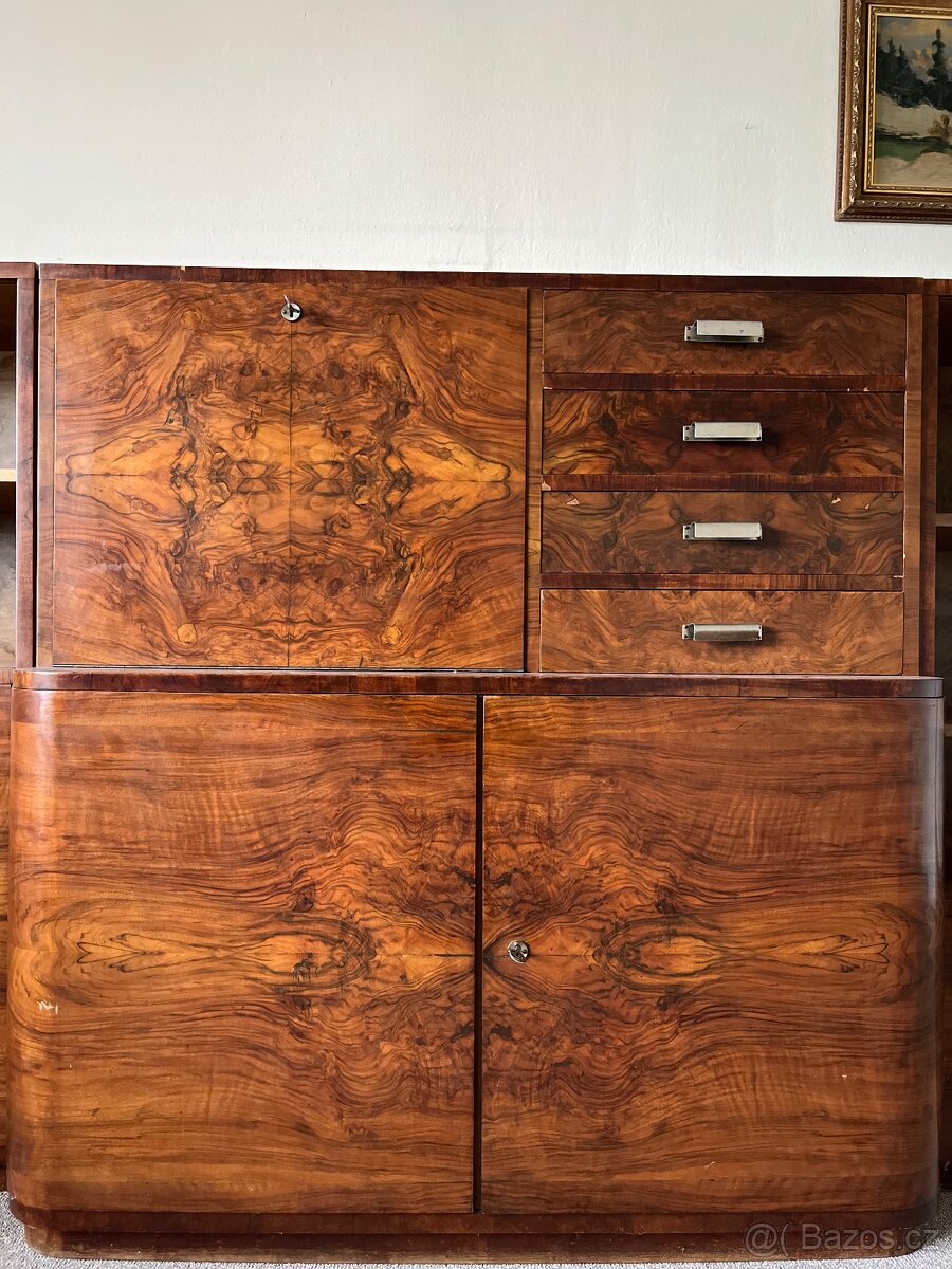 Prodej art deco nábytku z 30. - 40. let 20. století. - 2