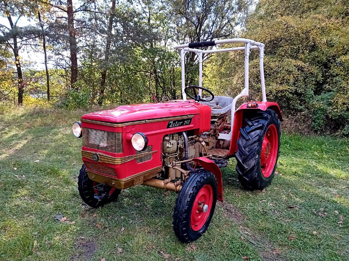 Zetor 2511 cabrio s tp, pěkný stav, boční kosa - 2