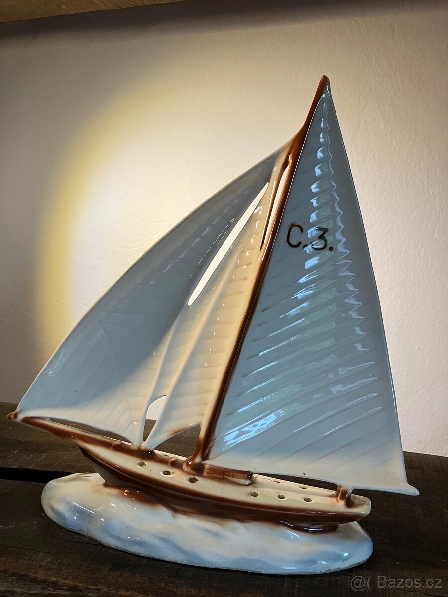 Dekorace/Keramická plachetnice Ditmar Urbach - 2