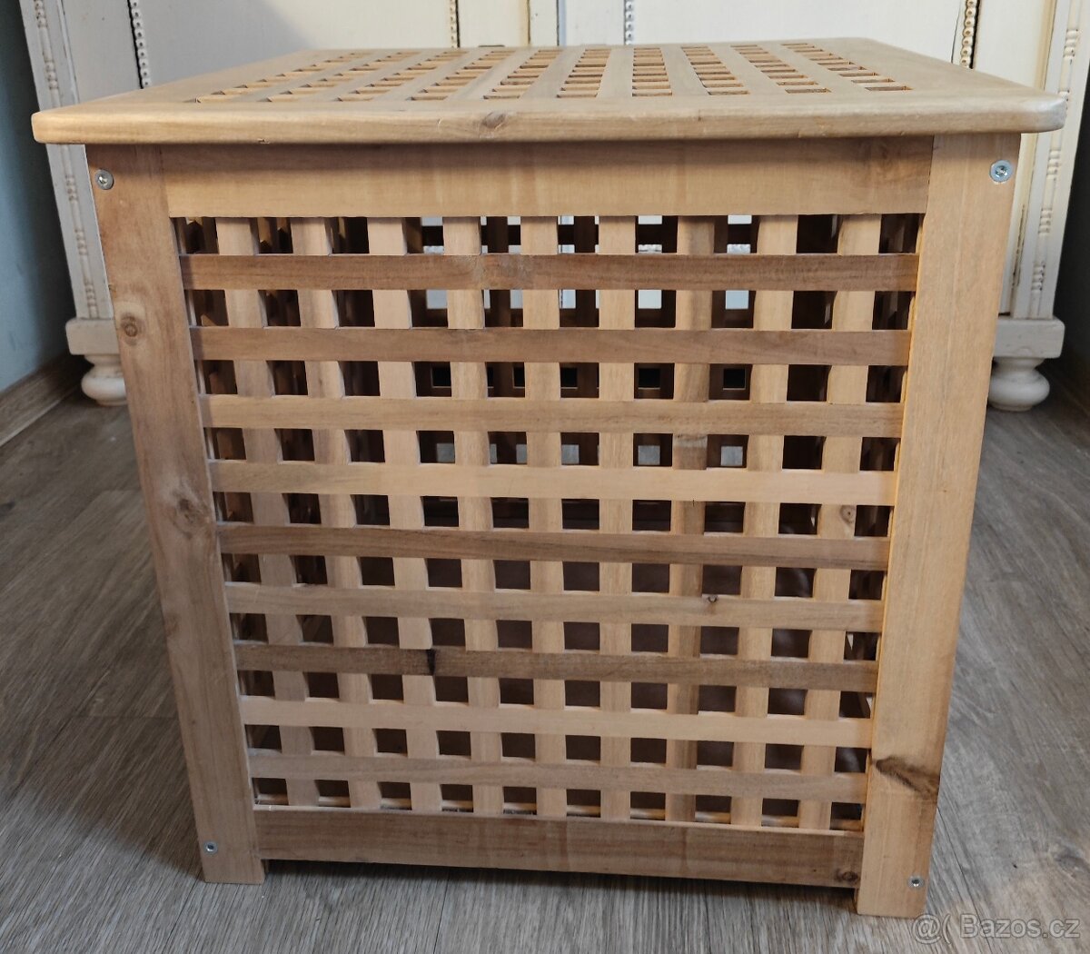 Prádelní koš dřevěný Ikea - 2