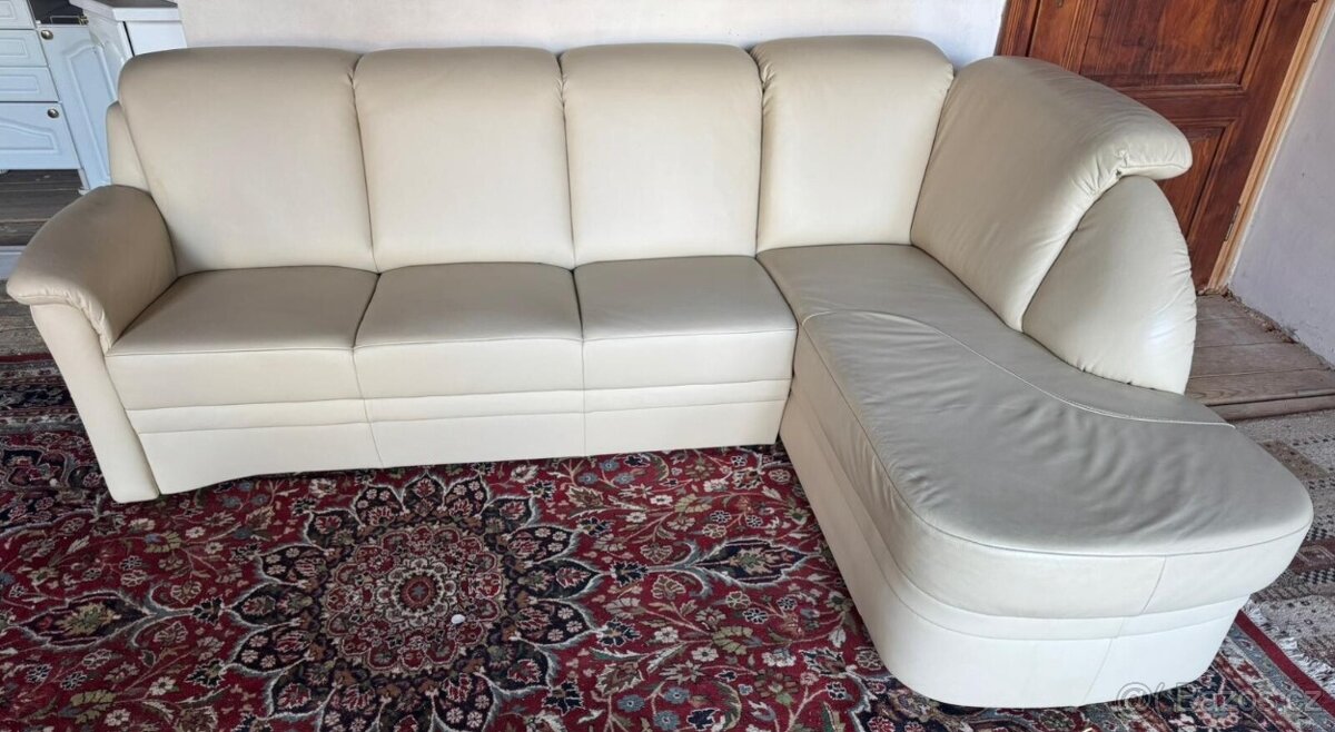 Kožená rohová sedačka, 5249 - 2