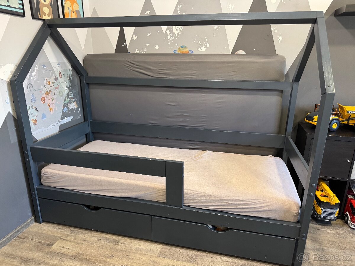 Domečková postel - 2