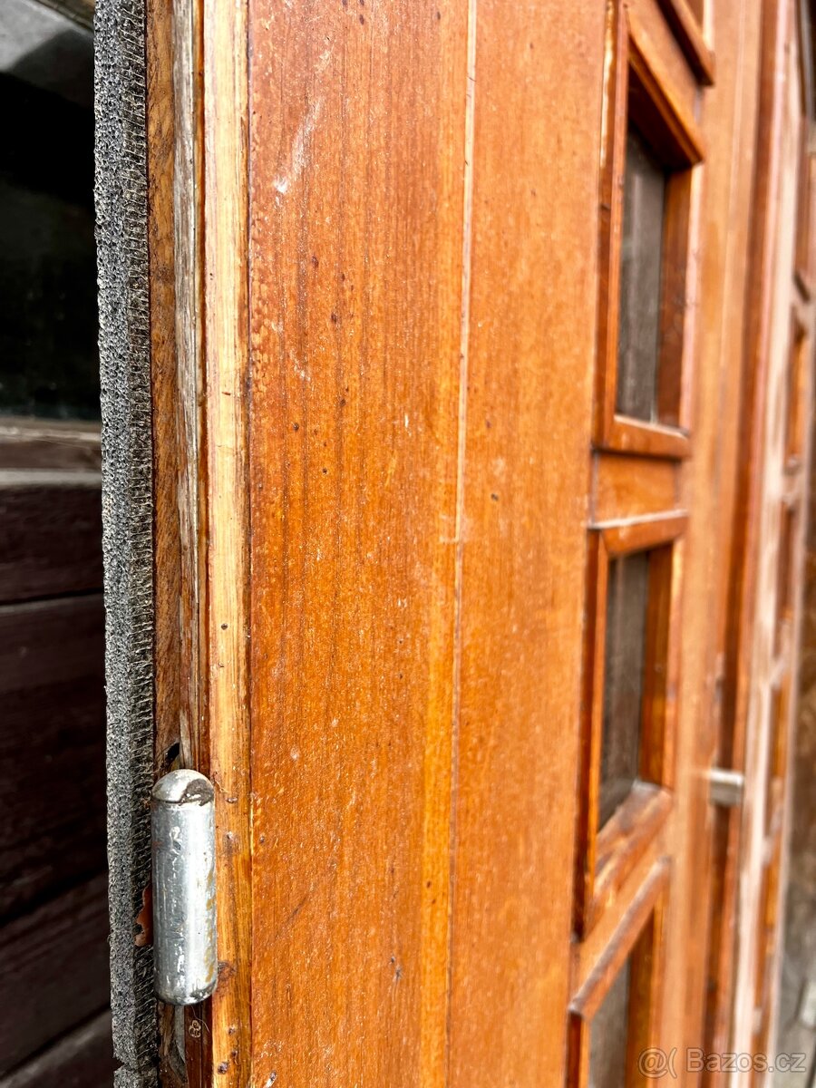 Dubové dvoukřídlé dveře - 2