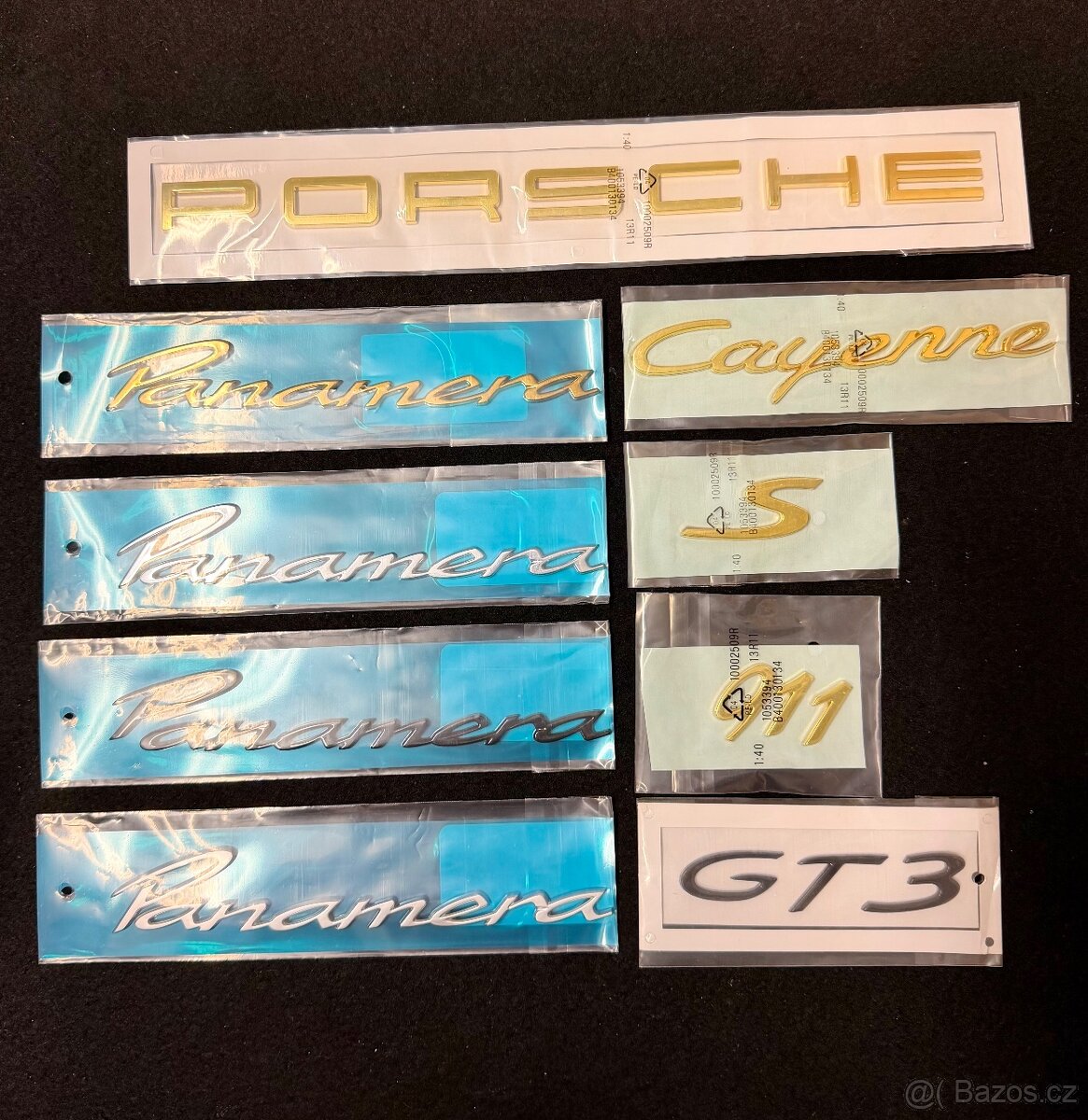 PORSCHE Logo, Emblém, Nápis. - 2